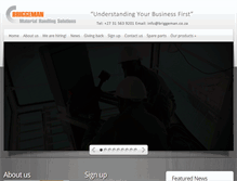 Tablet Screenshot of briggeman.co.za